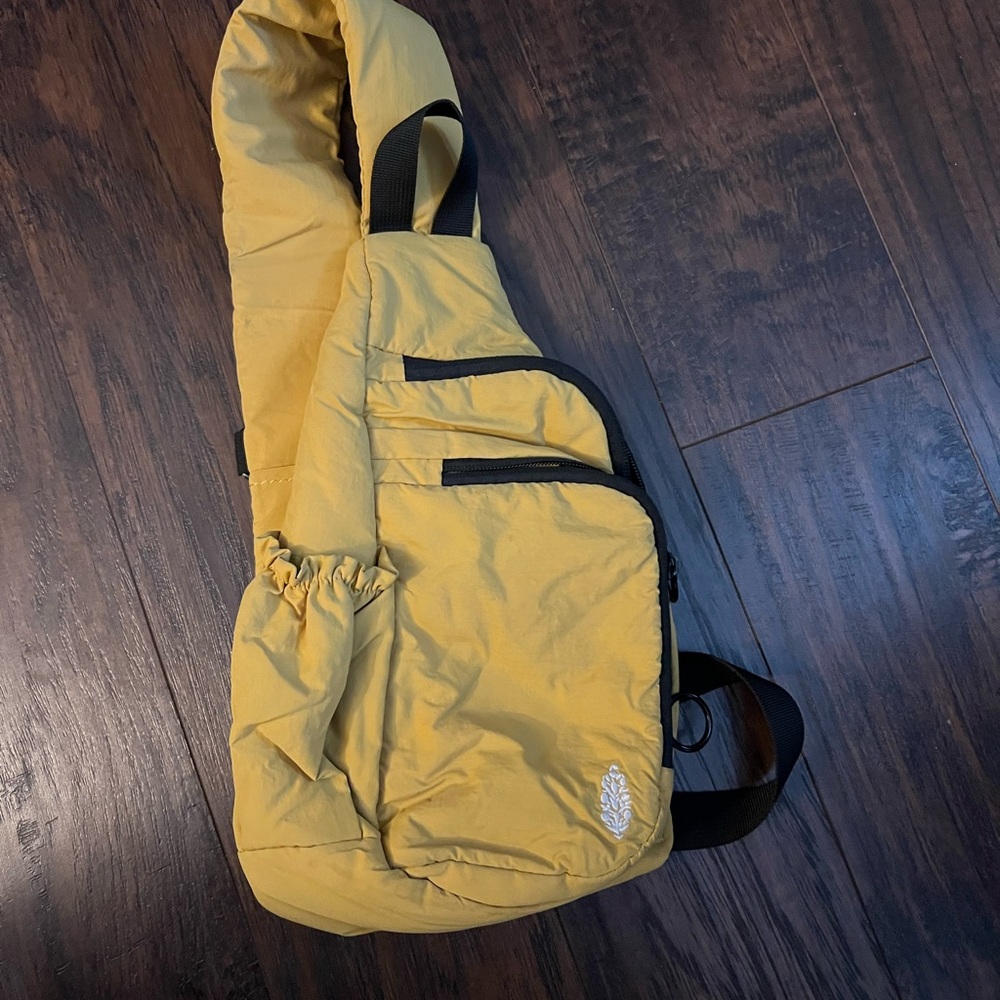 Free People Yellow Sling Bag